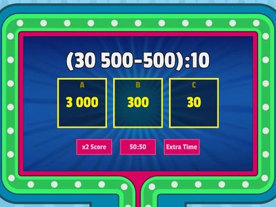 Усний рахунок 4-5 клас