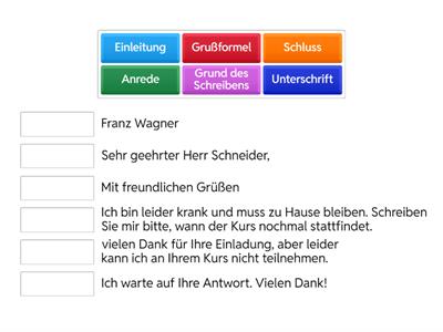  E-Mail-Bestandteile zuordnen