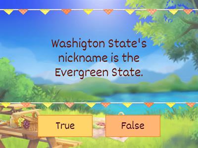 Washington State Facts Quiz