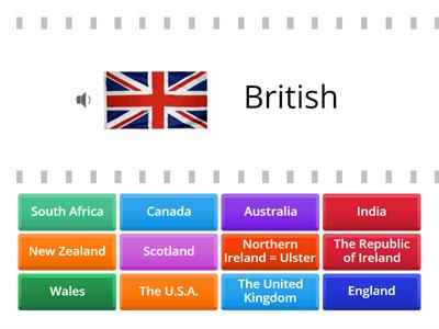 F. Nationalities - flags / countries