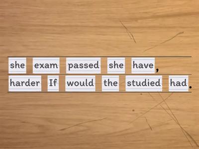 Third Conditional Unjumble