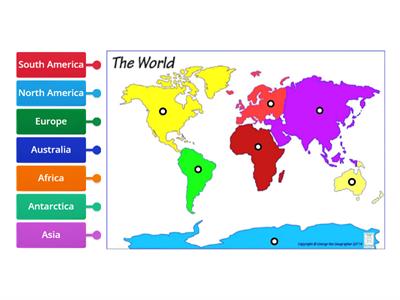 Continent Labeling