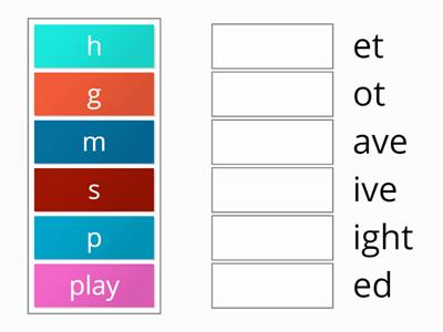 Word endings