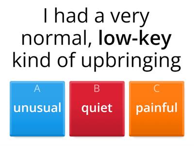 KeyNote Advanced Vocabulary Unit 5