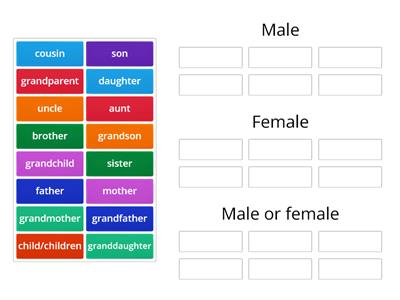 Family members/Prepare 2