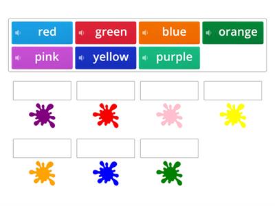 Unit 1. Colours: sight words