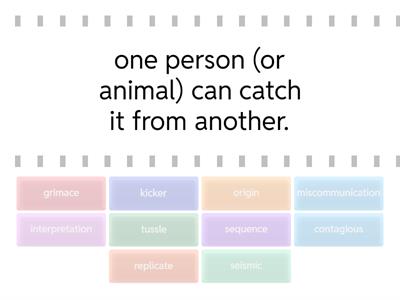 Fifth Grade ELA Week 18 Vocabulary Words