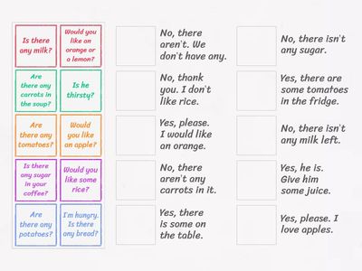Super Minds 3 Unit 4 - Questions and answers - food