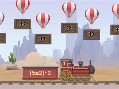 Balloon Pop Order of Operations