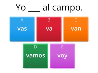 Spanish Verb IR to go