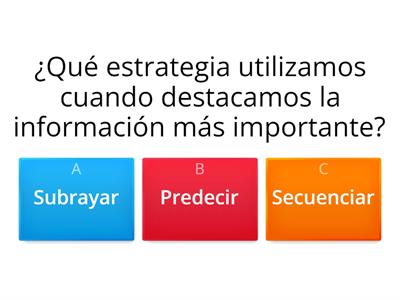 Estrategias de comprensión lectora