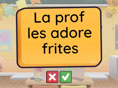 Devinettes sur les aliments 