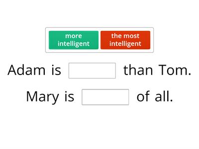 Grammar - Adjectives - Unit 4 - English Class A1+