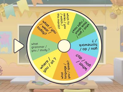 Present Continuous questions