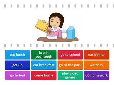 Routine verbs