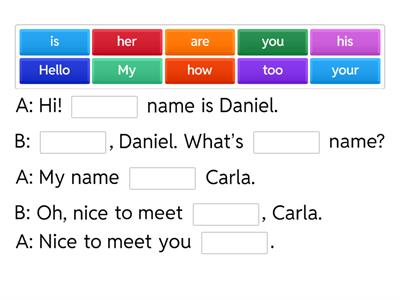 Unit 1 - Greetings and Introductions