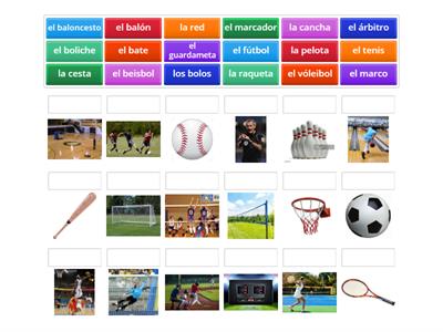 Vocabulario de Deportes