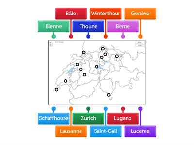 Les villes de Suisse