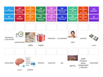 Wörter mit -Ge (II)