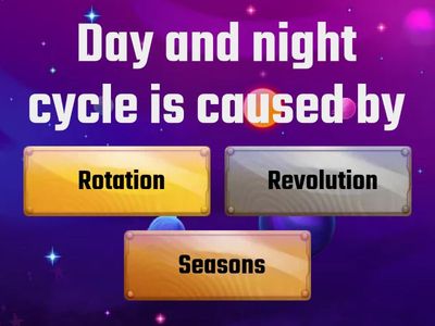  Earth's rotation and revolution