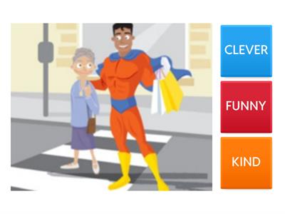 ADJECTIVES AND SUPERHEROES - 2ND GRADE