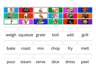 FOOD - COOKING VERBS