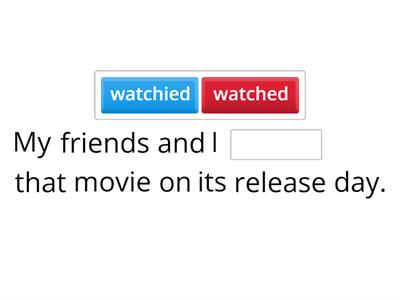 Past Simple - Regular verbs