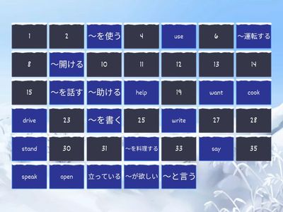 J1 Kikutan - Week 1 Vocabulary Words (part 2)