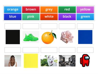 Английский, цвета