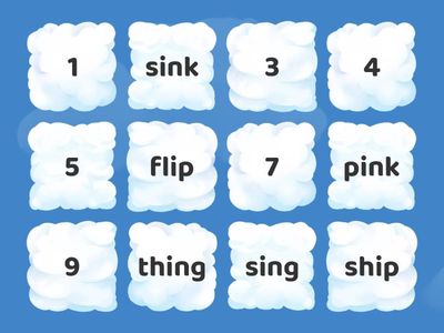 Reception - rhyming pairs 2