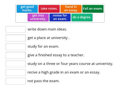 Education Collocations