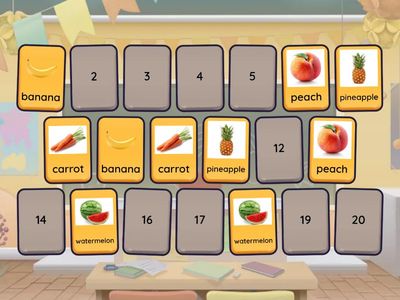 Fruits and vegetables