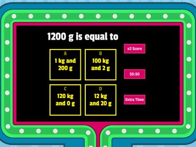  Mass Convert (Functional Skills L1)