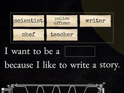 6th Grade - Occupation sentence