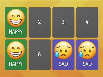 MEMORY TEST EMOTIONS