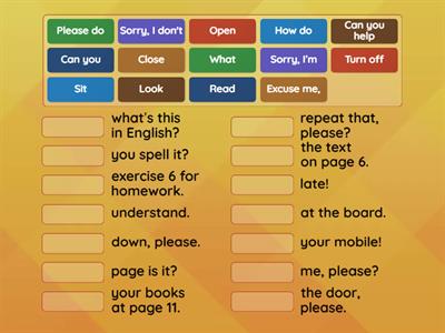 EF elementary 1C classroom language 