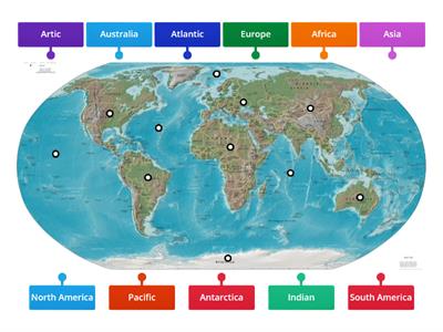 Continents and Oceans