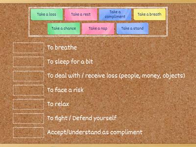 "Take" Collocations