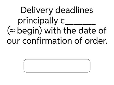 HAM- Business English I- Synonyms