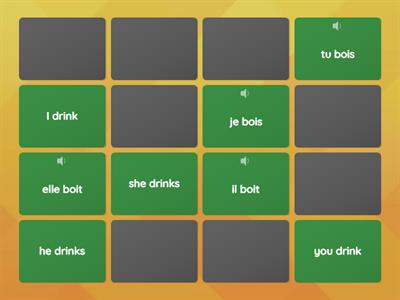 Y7 French: the verb "boire - to drink"