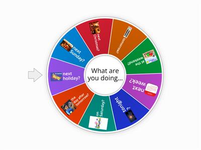 Present continuous future arrangements