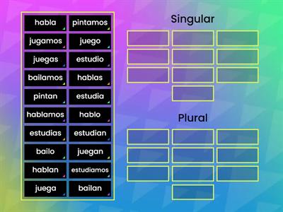 -AR Singular or Plural