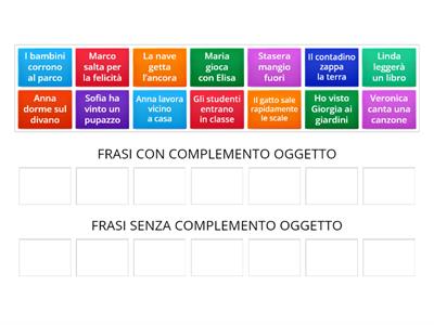 Complemento oggetto