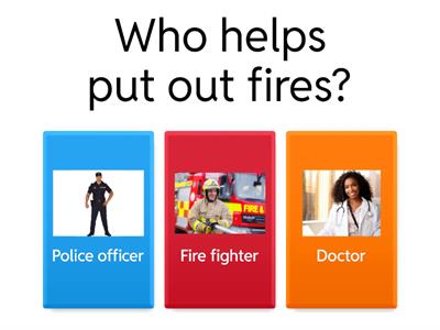 Community Helpers Quiz