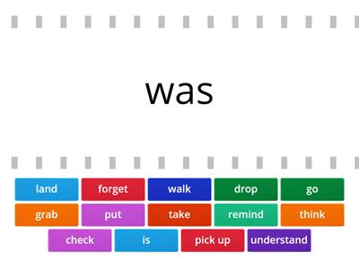 Present & Past Tense Verbs for "Security at the Airport"