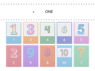NUMBERS 1 TO 10 - GAME