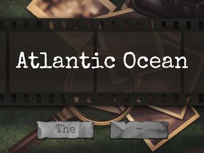 Articles with geographical names