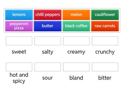 Food and tastes