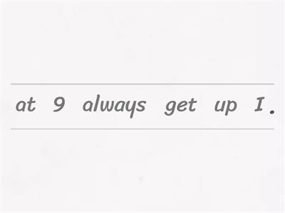 Adverbs of frequency present simple