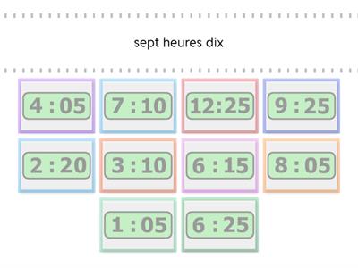 French Time 1 (Digital/24 hour clock)